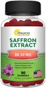 aSquared Nutrition Saffron Gummies - Integratore di Estratto di Zafferano - Integratori Del Gomma Puri Alternativi alle Capsule, Pillole, Polvere e tè