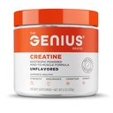 Il Genius Brand Genius Creatine - Ultra Pure Creatine Monohydrate Plus Nootropics Compreso Beta Alanine e Astragin per un migliore assorbimento, resistenza e prestazioni - non aromatizzato, 25 Serve