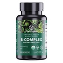 PlantFusion Organic Vitamina B-Complex, Vegan Integratore Alimentare Intero per Energia & Metabolismo, Methylated B12, Guava, Limone & Basil, Non OGM, Gluten-Free - 30 Capsule