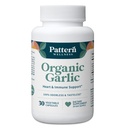 Modello Wellness Odorless Organic Garlic – 1000mg – Immune, Circulatory & Heart Health Support – Non-GMO & Gluten Free – 30 capsule vegane