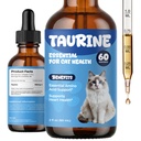 Taurine Supplement for Cats Drops - Daily Amino Acid Nutrition Liquid Drops for Heart & Vision Support, Easy Daily Taurine Supplement for Feline Diets, 60 ml