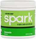 AdvoCare Spark - Energy Drink Mix - Integratore Vitamina e Aminoacido - Supporta Energia e Focus - Supporto Immune portatile - Senza zucchero - Limeade (10