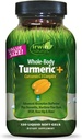 Irwin Naturals Whole-Body Turmeric + Curcumin C3 Complex - 120 Liquid Soft-Gels - con Boswellia, Bark di pino marittimo, MSM & Rose Hip