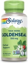 SOLARAY Goldenseal Root 550mg - Golden Seal Capsule - Integratori a base di erbe per il supporto benessere - Non OGM, Vegan, Gluten Free, Lab Verified, 60-Day Money Back Guarantee, 50 Servings, 50 VegCaps
