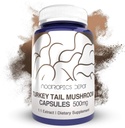 Turchia Tail Mushroom Capsule | 500mg | 180 Count | Trametes versicolor