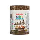 Nutrela Kids Protein Powder, Chocolate Flavour, 400g, Memoria e Sviluppo del cervello, Massa muscolare, Forza di ossa e denti