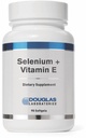 Douglas Laboratories Selenium + Vitamina E | 400 I.U. di Forma Naturale di Vitamina E e 50 mcg di Selenio | 90 Softgels