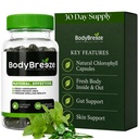Supplemento deodorante interno | Clorofilla naturale 30 capsule per il controllo dell'odore del corpo, la salute del fegato e il respiro fresco | Vegan, il supporto di disintossicazione & salute della pelle | Eliminatore di odori per gli uomini e le donne