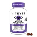 Viteyes Vision for Ages 50 Plus for Eye Health, Vision Support, Aging Eyes, Lutein, Zeaxanthin, Omega-3, Zinc, Vitamina C, Vitamine D, Vitamine E, Eye Doctor Trusted, Prodotto negli Stati Uniti, 90 Ct