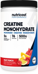 Polvere monoidrata di creatina di Nutricost (Punto di prua, 500 Gram)