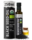 RAWYA Black Seed Oil - USDA Organic Certified - Pressato a freddo - 8.4 Fl oz - Extra Virgin - Turco Cumino Nero Seed - Premium Nigella Sativa con Thymoquinone - Kalonji - Non OGM, Gluten-Free - Integratori nutrizionali - Gusto Extra Forte
