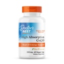 Migliore assorbimento del medico CoQ10 200mg con supplemento BioPerine - Coenzyme Q10 Caps per la salute del cuore e il supporto antiossidante, CoQ10 200 mg per le donne e gli uomini, Non OGM - 60 capsule di veg