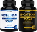 DORADO NUTRITION Epicatechin Extract 750mg Per Serving - (120 capsule) e Turkesterone Supplemento 500mg (120 capsule)