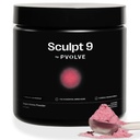 PVOLVE Sculpt 9 EAA & BCAA polvere per le donne | Molto Berry Flavor | Aminoacidi essenziali supplemento per muscolo magro, recupero e resistenza | Non OGM