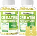 ElevateLife Creatine Monohydrate Gummies 5g per le donne degli uomini - Supplemento masticabile senza zucchero. 180 Gummies Lemon