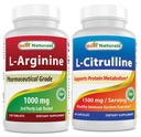 I migliori naturali L-Arginina 1000 mg & L-Citrullina 1500mg