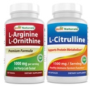 I migliori naturali L-Arginina L-Ornitina - 1000mg & L-Citrullina 1500mg