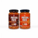 Twin Peaks Protein Puffs Variety Pack (Nacho Cheese & Mesquite Barbecue) – Keto Friendly, Basso Carb Snack (300g Ogni), 21g Protein, 2g Carbs Net, Spuntino Crunchy High-Protein