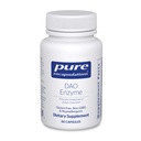 Pure Incapsulations DAO Enzyme - Histamine Breakdown Digestion Support Supplement* - Ease Digestive Discomfort & Skin Sensitivity* - Allergen-Free Health Supplement - 60 Capsule