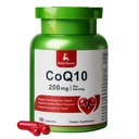 JulyDeer CoQ10 200mg con vitamina E 20mg, ad alto assorbimento coenzima antiossidante Q10 Supporto per cuore, energia, supplemento di salute generale 60 capsule