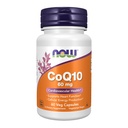 NOW Integratori Alimentari, CoQ10 60 mg, Grado Farmaceutico, Forma All-Trans di CoQ10 Prodotto da Fermentazione, 60 capsule di Veg