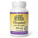 Fattori naturali Ubiquinol 100 mg - Supporta la salute del cuore e la vitalità naturale - Supplemento di supporto antiossidante con assorbimento superiore - Supporto energetico con olio di lino - 120 Softgels (120 Serve)