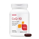 GNC CoQ-10 400mg - Heart Health & Cellular Energy Support Integratore alimentare - Antiossidante per il sistema cardiovascolare sano - Facile da ingoiare Softgels - Gluten-Free - 60 Count (60 Serve)