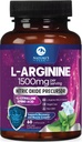 L-Arginina Complex - Supplemento Nitric Oxide Oxide Extra - Miscela Premium Energy per la Salute Naturale del Cuore e il Supporto Muscolare - Non-GMO, Made per Uomini & Donne, Bottigliato USA - 60 Capsule