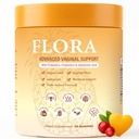 Flora Plus Probiotic Gummies per le donne, Advanced Vaginal Support Probiotics Gummies, Ph Balance, Promuovere sana Vaginal Odor & Flora, Ananas, 60 Conte(1)