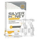 Assorbina Silver Honey Rapid Ear Care Vet Strength Doses concentrato, 5 gocce d'orecchio per 10 giorni su 1 orecchio per cani e gatti, grado medico Manuka miele & MicroSilver BG