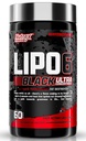Nutrex Research Lipo-6 Black Ultra Concentrate | Thermogenic Energizing Fat Burner Supplement, Aumentare la perdita di peso, Energy & Intense Focus |Capsule, 60Count