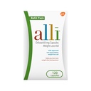 pillole di dieta di perdita di peso alli, capsule di Orlistat 60 mg, aiuto di perdita di peso non prescrizione, pacchetto di ricarica di 120 conteggi