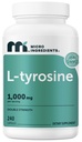 Micro Ingredienti L-tirosina 1.000 mg Per porzione, 240 capsule | Supplemento aminoacido | Non OGM