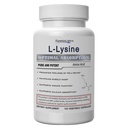 Labs superiori L-Lysine 500 mg Capsule, Pure Non-OGM, Terze Parti Testate, Senza Filler, Senza Glutine, Supporta Sistema immunitario, Promuove l'assorbimento del calcio, 120 Caps
