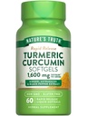 Natural's Truth Turmeric Curcumin Complex | 60 Softgels | con Ginger, Astragalus, & Black Pepper Extract | Non-GMO & Gluten Supplemento gratuito