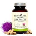 Le radici erboristiche Latte Thistle Capsule | Extra Strength 80% Silymarin Herbal Supplement | Realizzato con Pure Organic Milk Thistle | Vegan e OGM Free