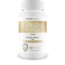 Gold Oral Biotics Pro - I nostri migliori probiotici e prebiotici per la salute orale - Probiotici orali avanzati per la bocca cattivo respiro - 11 Strain 40 miliardi di CFU Probiotici - Probiotici denti e gengive