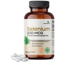 Futurebiotici Selenio 200 mcg - Complesso di aminoacidi Selenio - Minerale di Traccia Essenziale con Assorbimento Superiore, Non OGM, 250 capsule