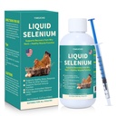 Selenio liquido per pollame Supporta la funzione del muscolo Stress Risposta Supporto antiossidante del bilanciamento immunitario Adatto per tutti i pollame 3.4 fl oz