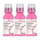Foster & Thrive Stomach Relief Liquid per Nausea, Heartburn, Indigestion, Upset Stomach, Diarrea - Fast Relief per 5 sintomi, Antidiarrheal, Bismuth Subsalicylate 525 mg, Originale, 8 oz (Pack of 3)