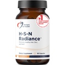 Disegni per la salute H-S-N Radiance - Chiodi per capelli Vitamine per donne e uomini - Promuovi capelli sani, elasticità della pelle e unghie forti con vitamina C, Biotina, Keratin & Botanicals (60 capsule)
