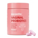 Probiotico vaginale BAKAKOUL con Prebiotici & Lactobacillus Probiotic Blend pH Balance per le donne, Integratore di salute vaginale,Ridurre l'odore vaginale & Flora vaginale,100 conteggio (Pack of 1)