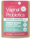 Probiotico vaginale per le donne | 80 miliardi di CFU | 3X Formula più forte con Lactobacillus rhamnosus GR-1, L. reuteri RC-14, Prebiotici, Vitamina C & D3 | Odor & pH Support | 60 capsule (60 capsule)