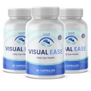 Visual Ease – Integratore di vitamina degli occhi con Lutein, Zeaxanthin, Bilberry, Vitamina A C E & Zinc – Formula Non OGM – Made in USA – 60 Capsule, 60 Serve, 3 Mesi di Alimentazione