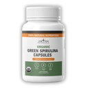 Lone Star Botanicals Organic Spirulina Capsule – 100% Pure Blue-Green Algae, No Fishy Smell, Superfood Supplement, Vegan, Non OGM, Gluten-Free (120 Count, Green Spirulina)
