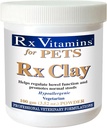 Rx Vitamins Rx Clay Powder per animali domestici - Anti Gas & Anti Diarrea per cani e gatti - Pet Digestive Health & Stool Support - Cat & Dog Supplement per l'eliminazione- 3.52 oz.