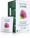 NUTRALIVER - Detox del fegato e tè pulito - Cardo al latte, curcuma e finocchio - 40 buste di tè sviluppate - Tè di erbe - 2 confezione