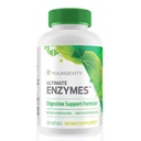 Youngevity Ultimate Enzymes® - Multi Enzimi per Digestione, Gas & Bloating Relief - Betaine HCl, Ox Bile, Pancreatine 10X, Papain 6M, Pepsin 1:3000 (120 capsule)