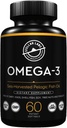 Supplemento dell'olio di pesce Omega-3 - 60 CT LowFODMAP Certificato