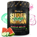 ALPHA LION Pompa Superumana Pre polvere di allenamento, Caffeina Free & Stim Free Preworkout Supplement, Nitric Oxide Booster, Muscle Gainer, Energy & Focus (42 Servings, Muscle Melon Flavor)